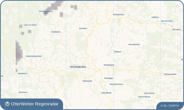 OtterWetter Regenradar-Widget Kürnach