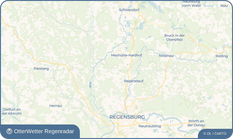 OtterWetter Regenradar-Widget Kürnberg