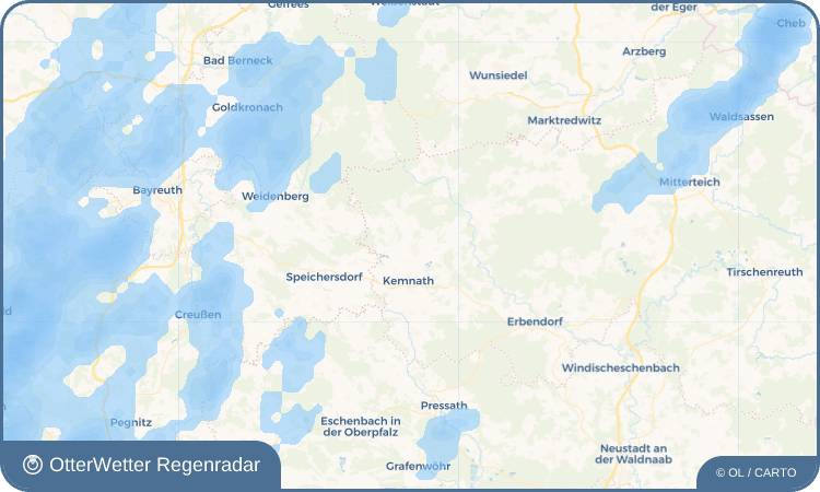 OtterWetter Regenradar-Widget Kulmain