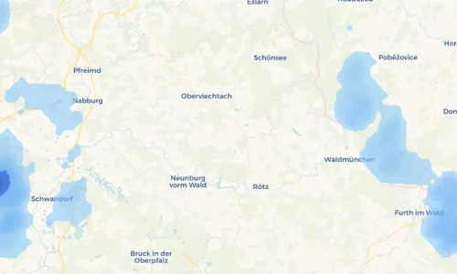 Regenradar Vorschaubild - Aktuelle Niederschläge in Kulz und Umgebung