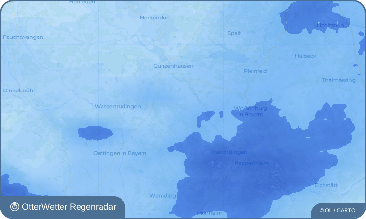 OtterWetter Regenradar-Widget Kurzenaltheim