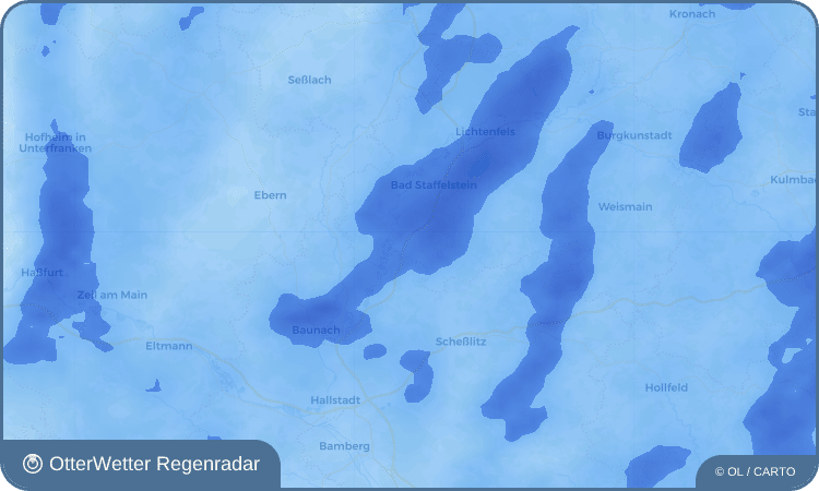 OtterWetter Regenradar-Widget Kutzenberg