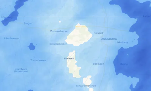 Regenradar Vorschaubild - Aktuelle Niederschläge in Kutzenhausen und Umgebung