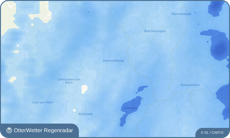 OtterWetter Regenradar-Widget Lager Hammelburg