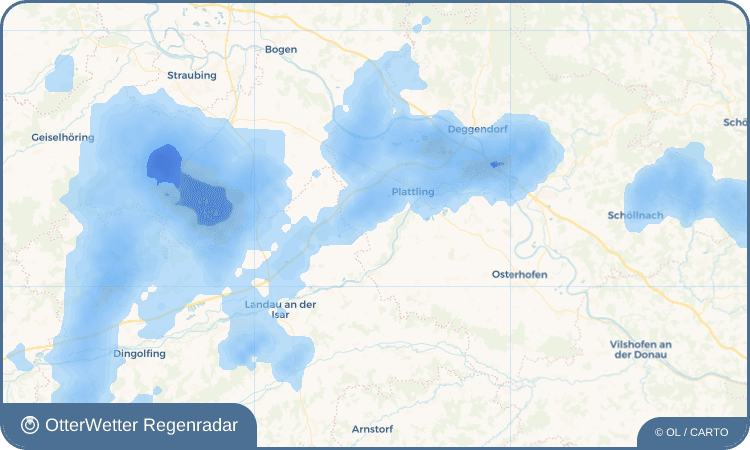 OtterWetter Regenradar-Widget Lailling