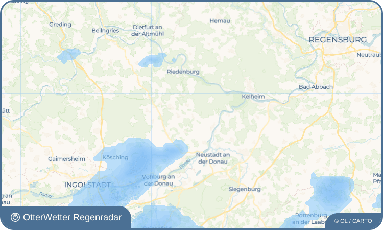 OtterWetter Regenradar-Widget Laimerstadt