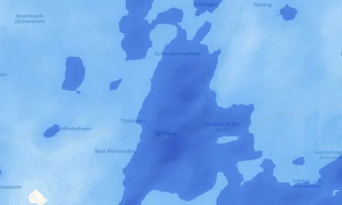 Regenradar Vorschaubild - Aktuelle Niederschläge in Lamerdingen und Umgebung