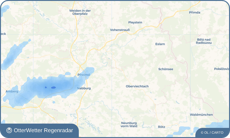 OtterWetter Regenradar-Widget Lampenricht