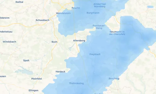 Regenradar Vorschaubild - Aktuelle Niederschläge in Lampersdorf und Umgebung