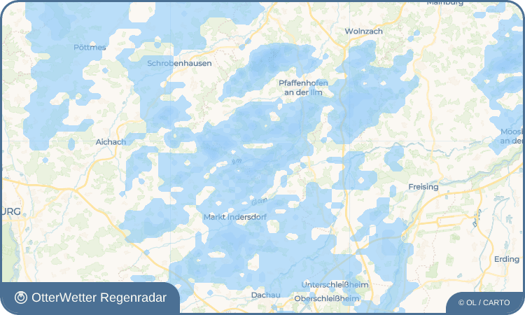 OtterWetter Regenradar-Widget Lampertshausen