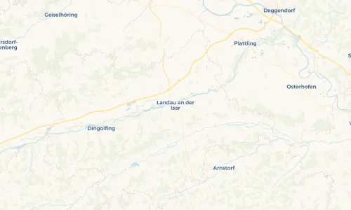 Regenradar Vorschaubild - Aktuelle Niederschläge in Landau an der Isar und Umgebung