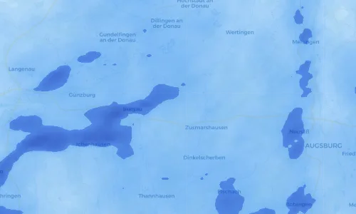 Regenradar Vorschaubild - Aktuelle Niederschläge in Landensberg und Umgebung