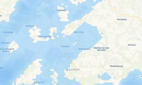 Regenradar Vorschaubild - Aktuelle Niederschläge in Landerzhofen und Umgebung