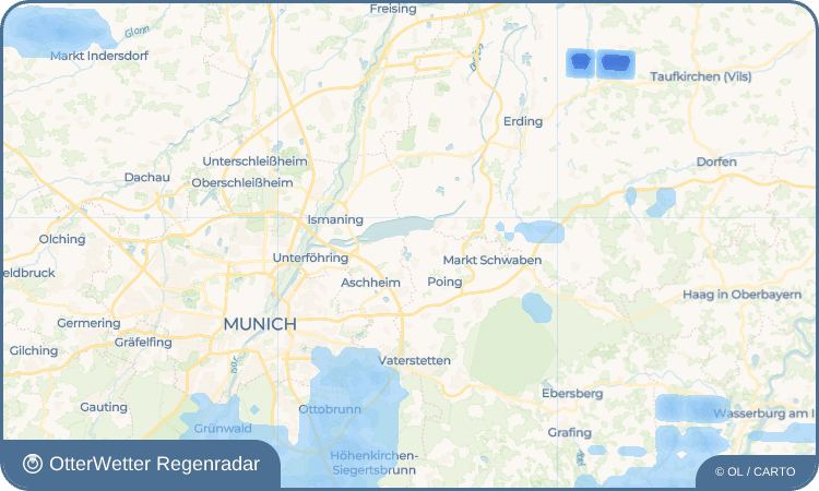 OtterWetter Regenradar-Widget Landsham Moos