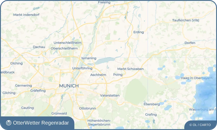 Wetter-Widget-Vorschau mit Vorhersagedaten für Landsham Moos