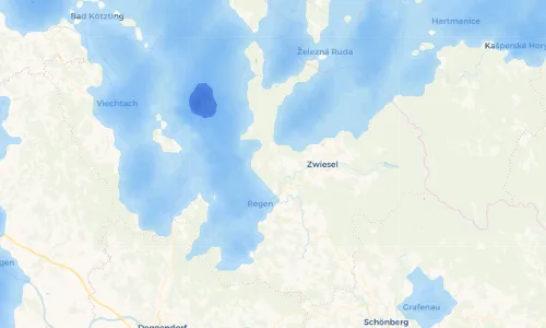 Regenradar Vorschaubild - Aktuelle Niederschläge in Langdorf und Umgebung