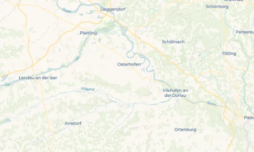 Regenradar Vorschaubild - Aktuelle Niederschläge in Langenamming und Umgebung
