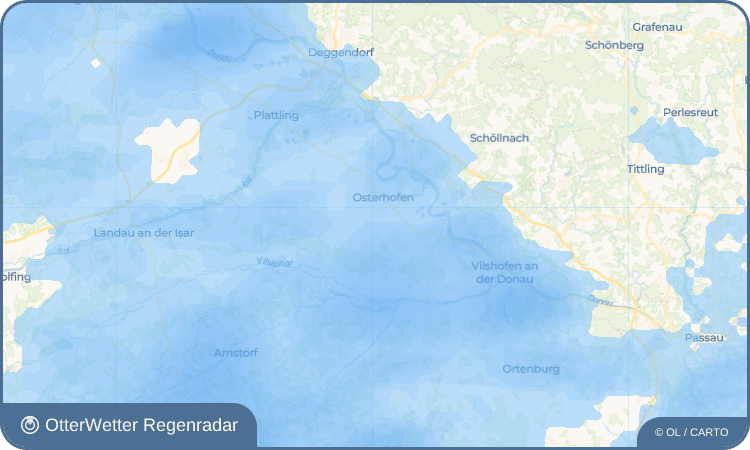 OtterWetter Regenradar-Widget Langenamming