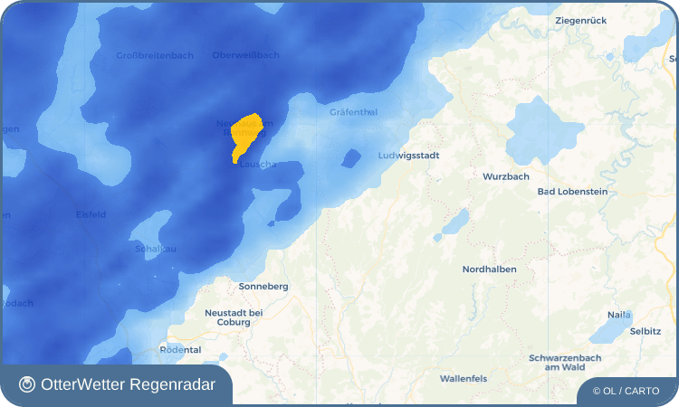 OtterWetter Regenradar-Widget Langenau
