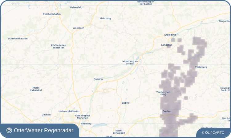 OtterWetter Regenradar-Widget Langenbach