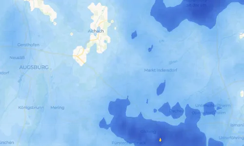 Regenradar Vorschaubild - Aktuelle Niederschläge in Langengern und Umgebung