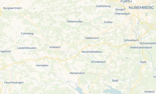 Regenradar Vorschaubild - Aktuelle Niederschläge in Langenloh und Umgebung