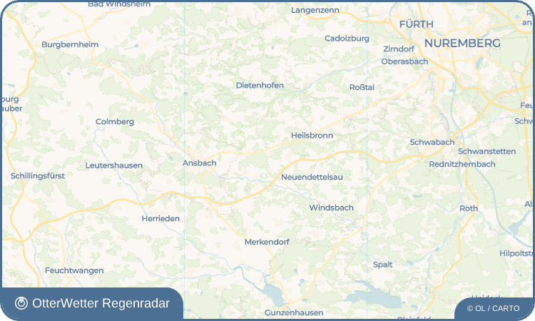 OtterWetter Regenradar-Widget Langenloh