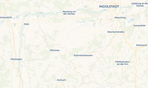 Regenradar Vorschaubild - Aktuelle Niederschläge in Langenmosen und Umgebung