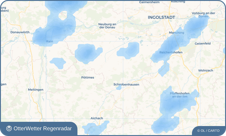 OtterWetter Regenradar-Widget Langenmosen
