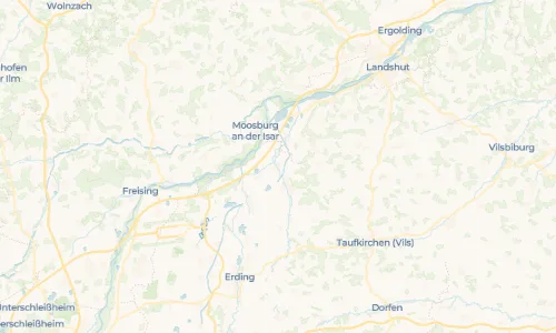 Regenradar-Vorschau: aktuelle Niederschläge in Langenpreising und Umgebung