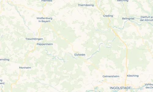 Regenradar Langensallach: aktuelle Niederschläge in Langensallach und Umgebung, Stand 29. Oktober 2026 um 21:05 Uhr