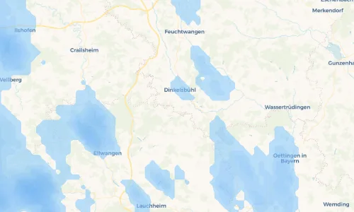 Regenradar Vorschaubild - Aktuelle Niederschläge in Langensteinbach und Umgebung