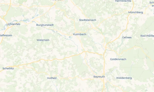 Regenradar Vorschaubild - Aktuelle Niederschläge in Lanzenreuth und Umgebung