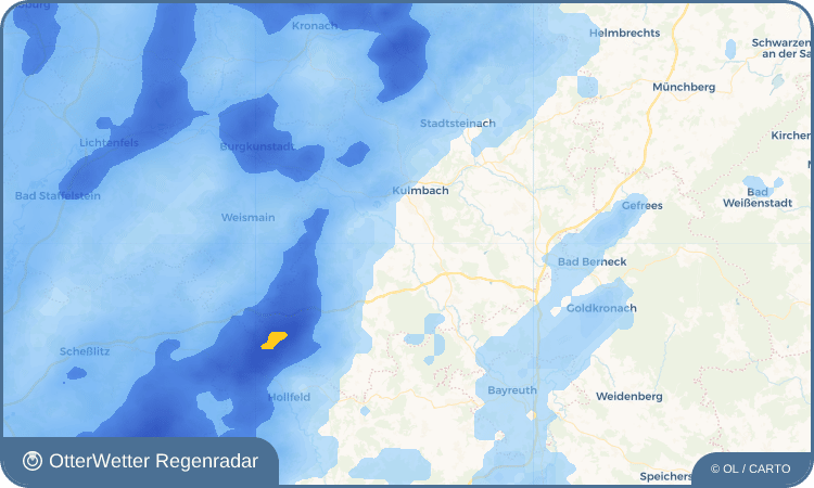 OtterWetter Regenradar-Widget Lanzenreuth