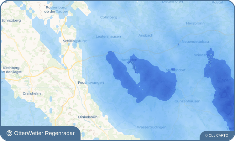 OtterWetter Regenradar-Widget Lattenbuch