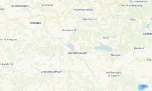 Regenradar Vorschaubild - Aktuelle Niederschläge in Laubenzedel und Umgebung