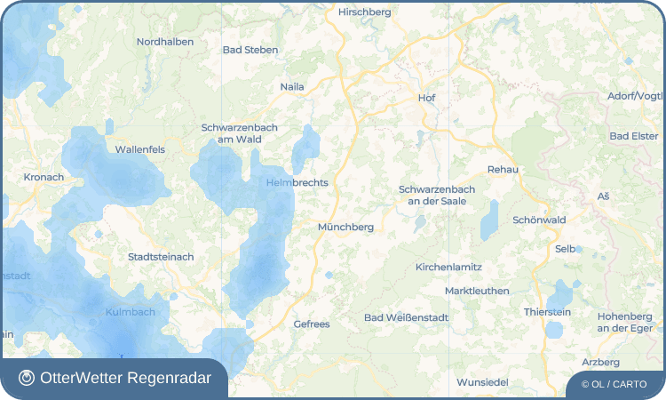 OtterWetter Regenradar-Widget Laubersreuth