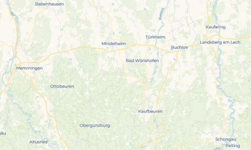 Regenradar Vorschaubild - Aktuelle Niederschläge in Lauchdorf und Umgebung