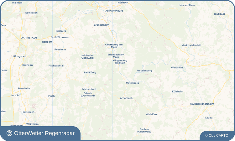 Widget-Vorschau für Laudenbach Wetter-Widget-Vorschau mit Vorhersagedaten für Laudenbach