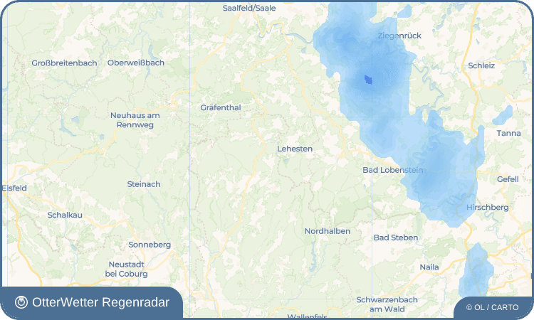 OtterWetter Regenradar-Widget Lauenhain
