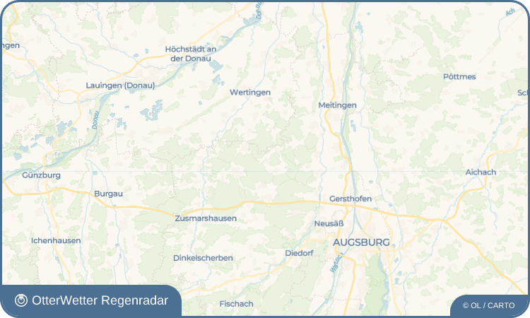 OtterWetter Regenradar-Widget Lauterbrunn