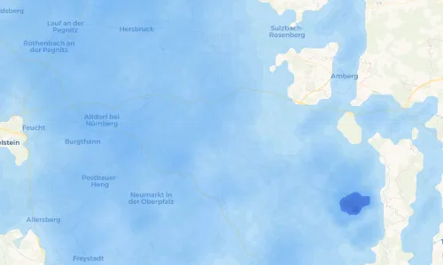 Regenradar Vorschaubild - Aktuelle Niederschläge in Lauterhofen und Umgebung