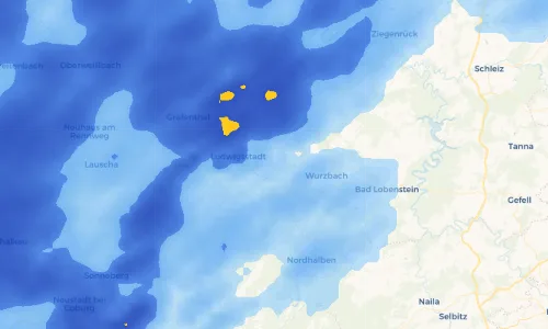 Regenradar Vorschaubild - Aktuelle Niederschläge in Lehesten und Umgebung