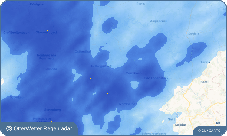 Widget-Vorschau für Lehesten Wetter-Widget-Vorschau mit Vorhersagedaten für Lehesten