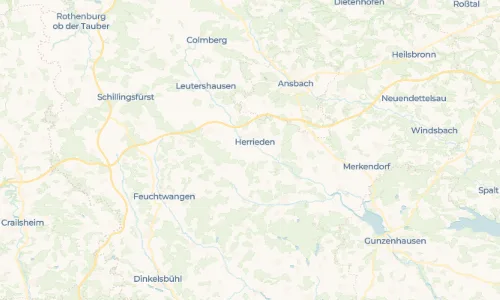 Regenradar Vorschaubild - Aktuelle Niederschläge in Leibelbach und Umgebung