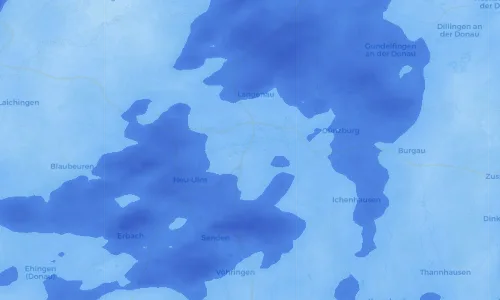 Regenradar Vorschaubild - Aktuelle Niederschläge in Leibi und Umgebung