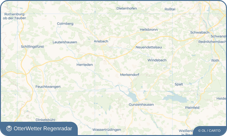 OtterWetter Regenradar-Widget Leidendorf