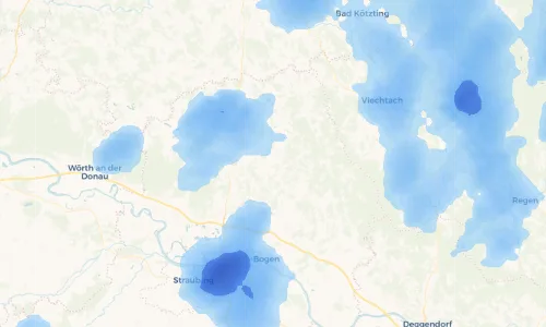 Regenradar Vorschaubild - Aktuelle Niederschläge in Leimbühlholz und Umgebung