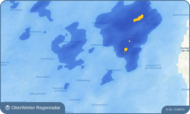 Wetter-Widget-Vorschau mit Vorhersagedaten für Leimersberg