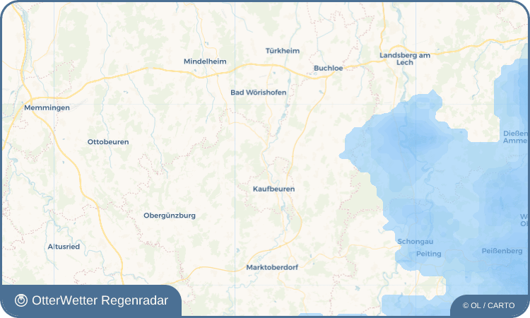 Widget-Vorschau für Leinau Wetter-Widget-Vorschau mit Vorhersagedaten für Leinau